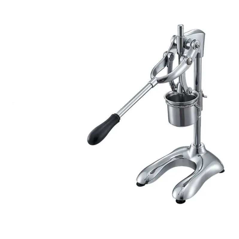 Commercial Stainless Steel 30cm Long Hand Press Potato Chip Extruder Pressure French Fries Making Machine Food Processing