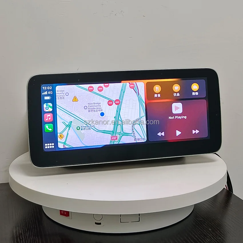 Pantalla Multimedia Táctil 12.3" Para Mercedes-Benz C W205, GLC X253, V W447 - Apple CarPlay, Android Auto, Linux