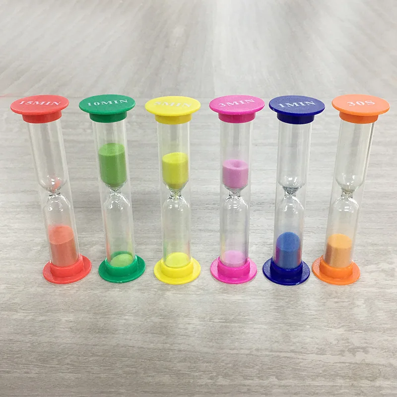 Пластиковые песочные часы reloj arena 1 минута набор песочных часов для