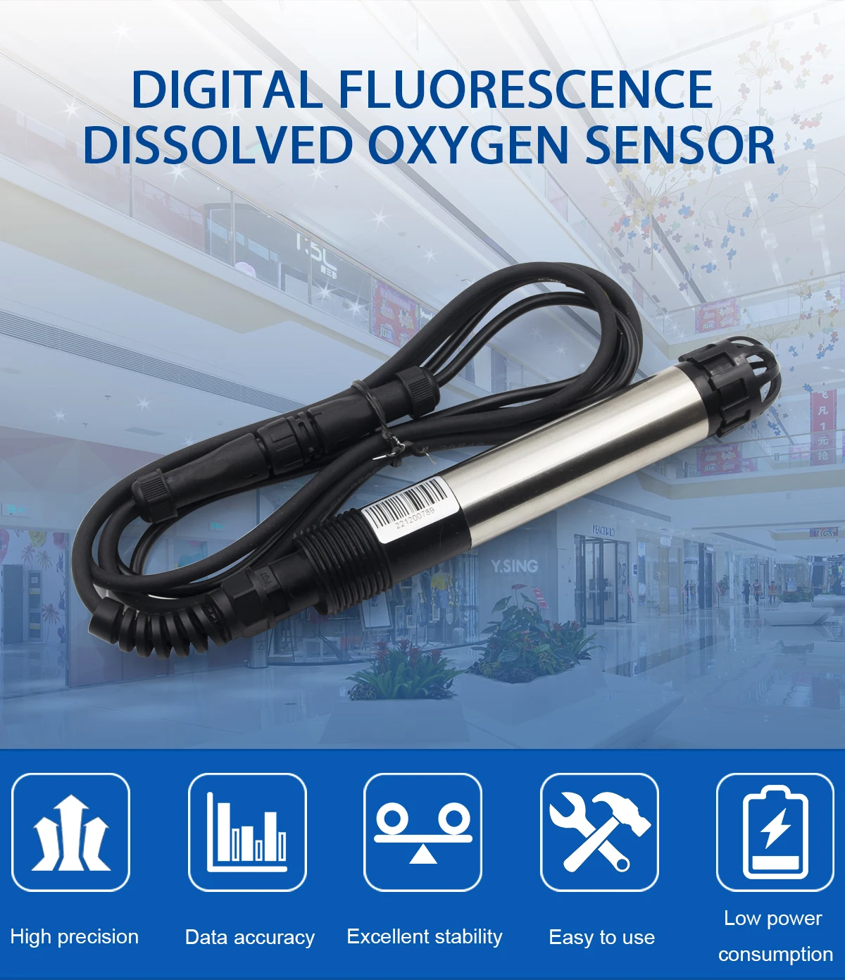 Optical Digital Do Probe Fluorescence Dissolved Oxygen Water Dissolve Oxygene Sensor Buy Water
