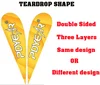 Teardrop shape double