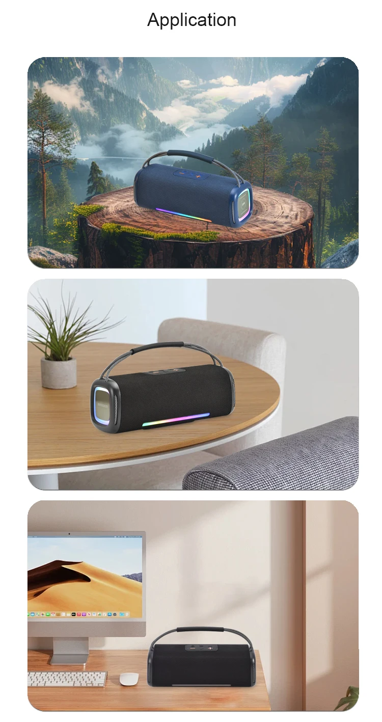 Kisonli K10 30w Bass Radio Blue tooth Speaker