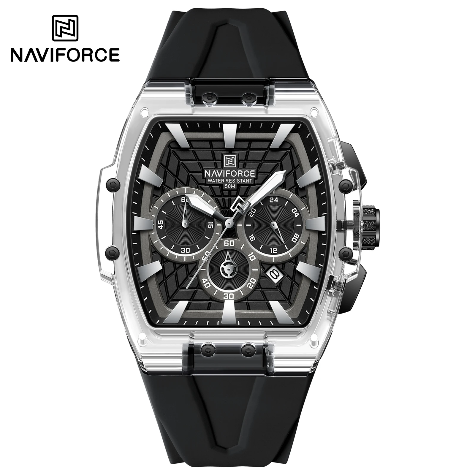 NAVIFORCE 6113 Men's Chronograph Watch, Waterproof