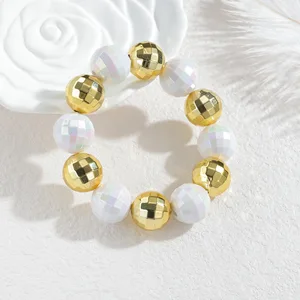 Light Luxury Layered Bracelet for Women Fashion Color Matching Beaded Bracelet Ins Style Creative Jewelry Wholesale