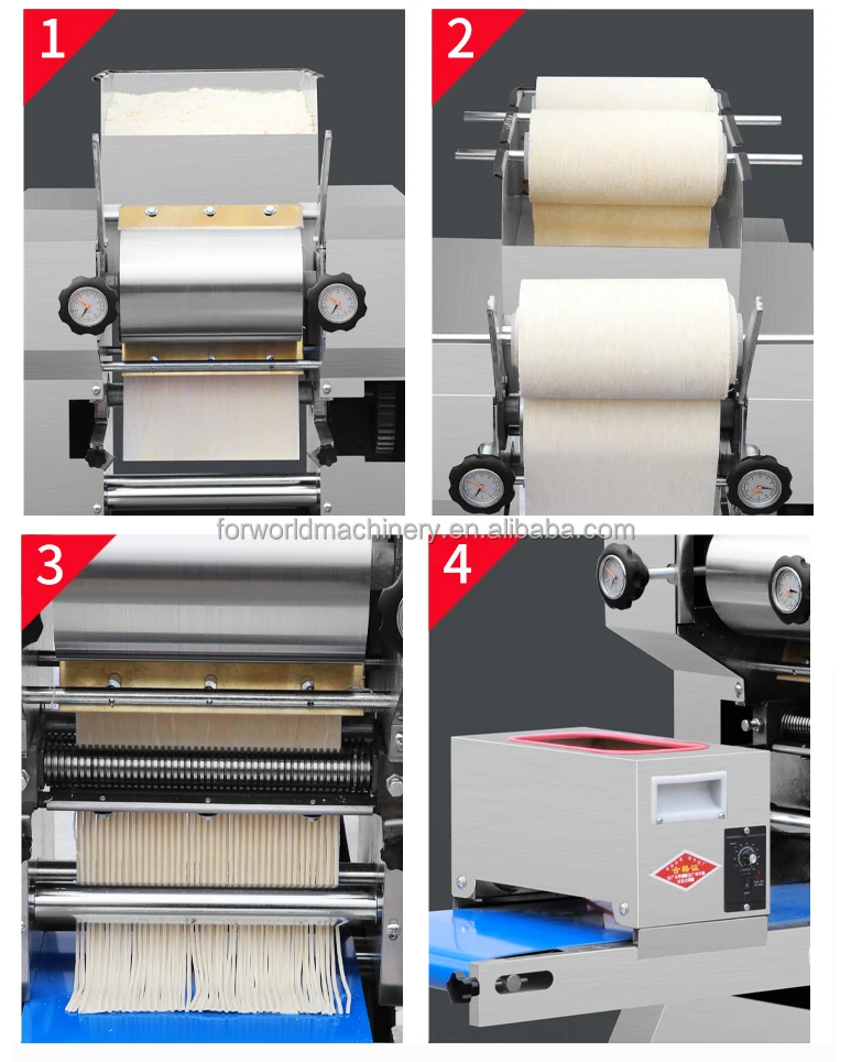 Automatic Industry Japanese Noodle Machine Fresh Pasta Ramen Dough