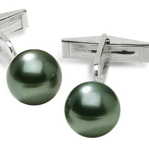 Custom Black Pearl Ball Cuff Links,high Quality  Big Pearl Cufflinks,big Pearl Cufflinks for Men