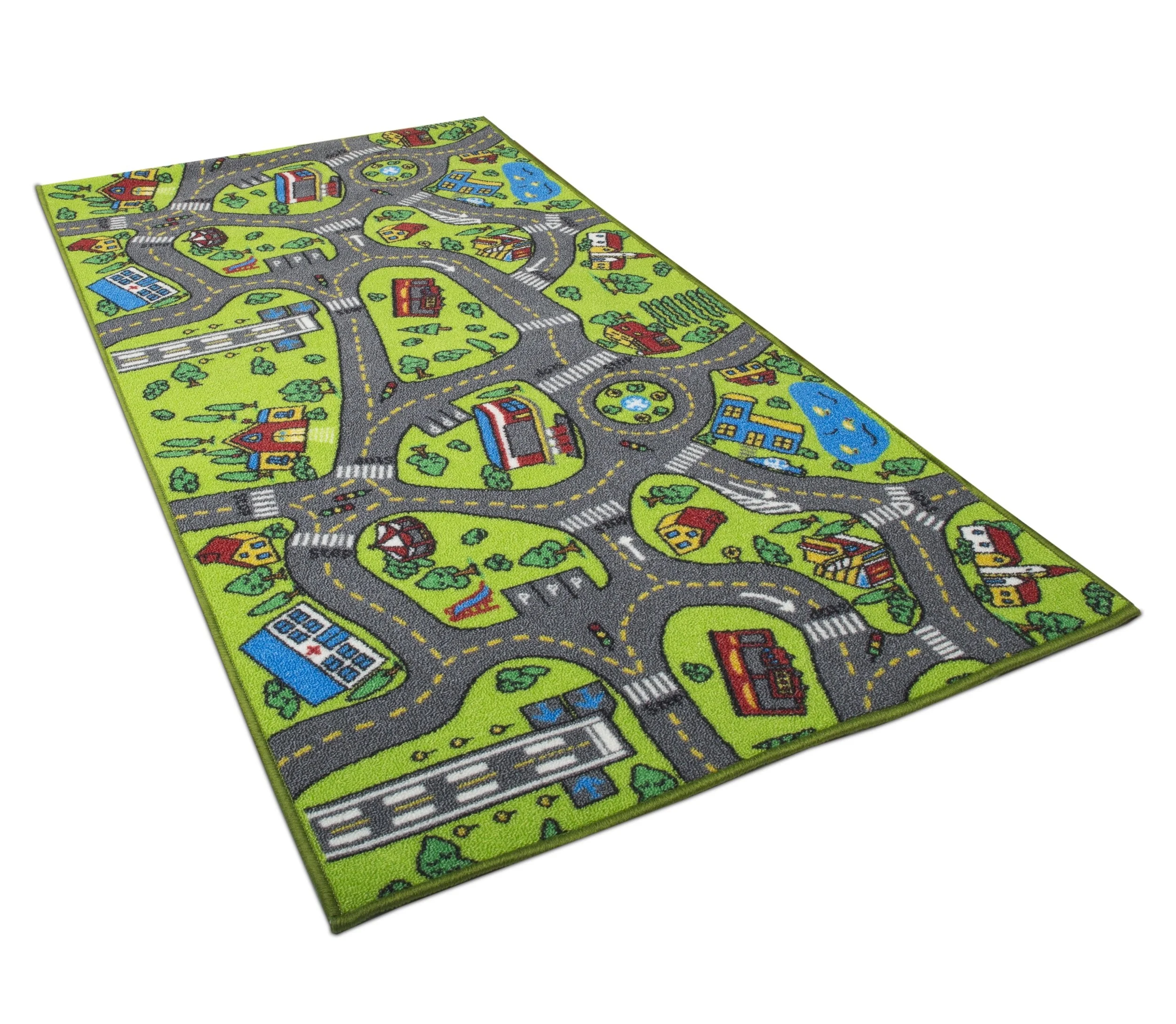 Kids Carpet Playmat Rug City Life Great for Playing