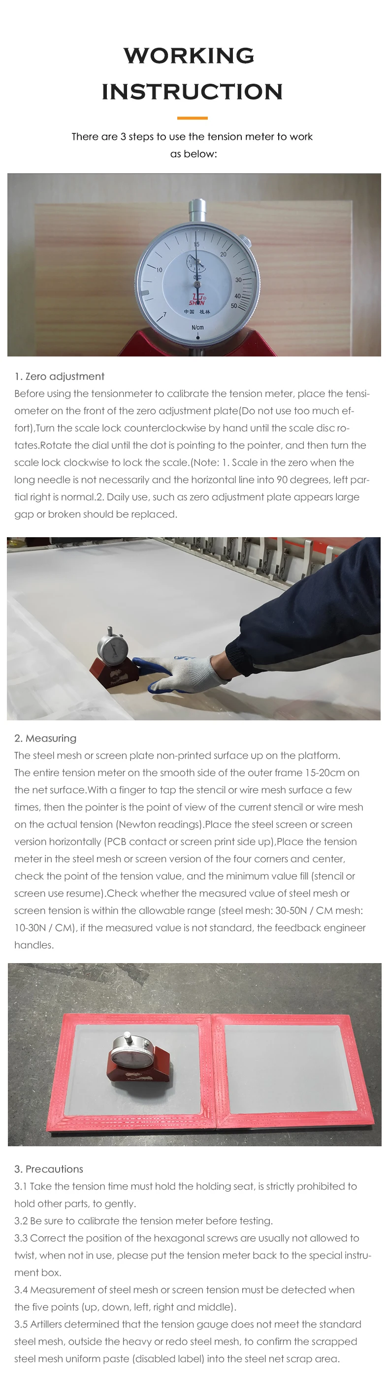how to measure tension