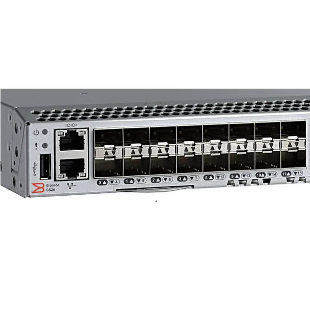 中古　Brocade G610 FCスイッチ(SFP+モジュール付き)#2 Brocade G610 Switch