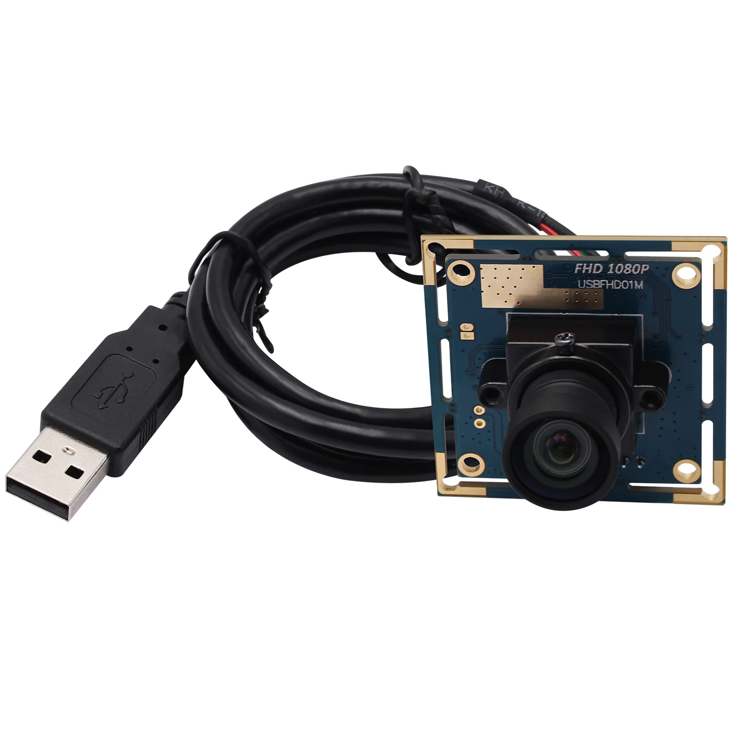 Telecamera USB Visione Notturna 1080P - Con LED IR, Sensore OV2710, Per Windows, Mac, Raspberry