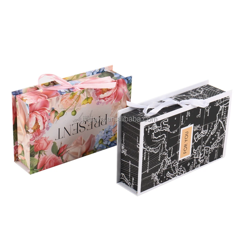 Jinayon Custom Recyclable Paper Flip Package Box Glossy Lamination Custom Book Boxes Perfume Gift Packaging Custom Printing Logo manufacture