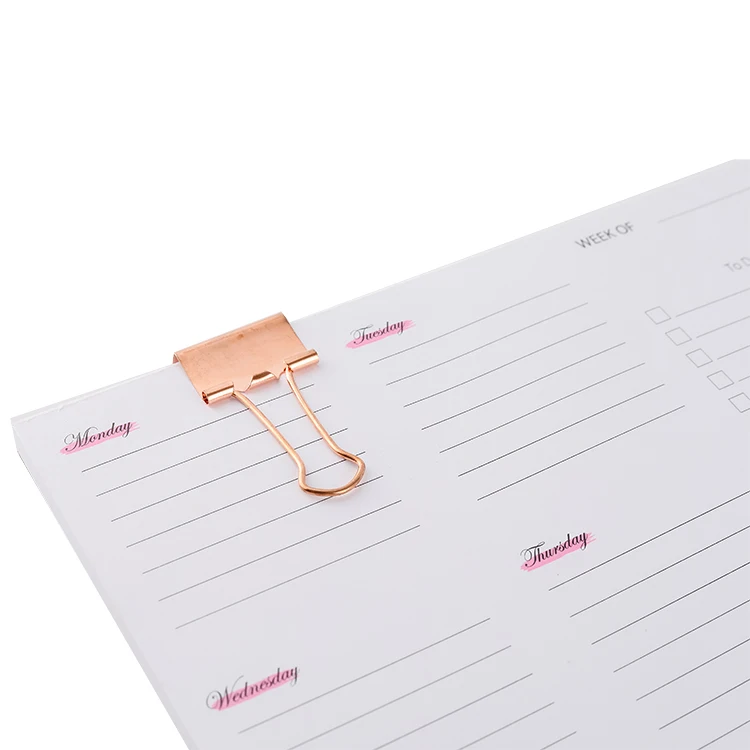 High Quality Office Undated Goal Agenda Daily Monthly Yearly Spiral Journal Planner Habit Tracker - Image 4