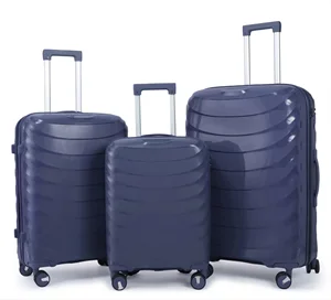 Luxury Large Suitcase Travel Set PP Valise 3pcs Maletas De Viaje 20/24/28 Zipper Closure Best Service Cheap Price