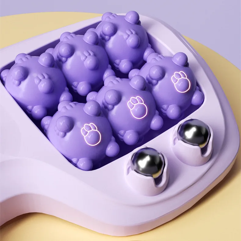 Rolling Massage Beads Health Protection Instrument Feet Massage Tool Mini Plastic Foot Massage Roller Mat