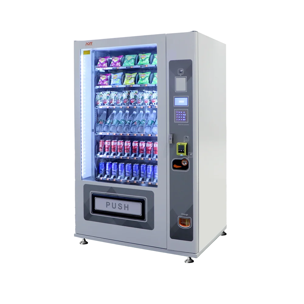 XY Automatic Drink and Snack Vending Machine Supplier Hot Sell Food Vending Machine