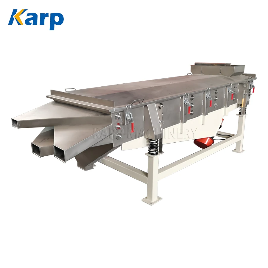 tobacco sifter High Capacity Leaf Stem Sifting Screen Tobacco Leaves Rectangle Vibration  Sifter Machine