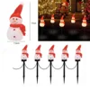Rice-grain snowman-red-1 set of 5-waterproof battery box-3 watts