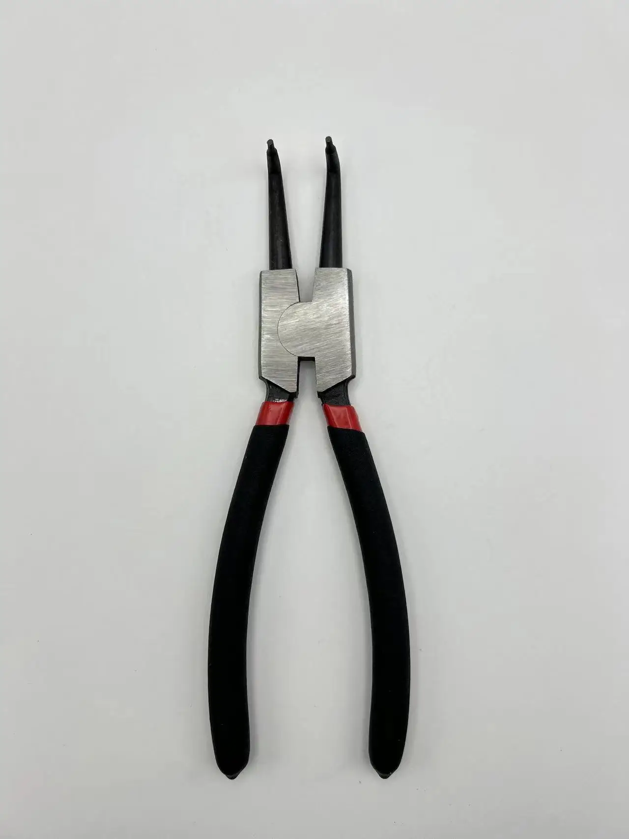 American Type Alicate Pliers Bent Nose External Snap Ring Circlip Retaining DIY Grade Carbon Steel Metric Measurement System OEM details