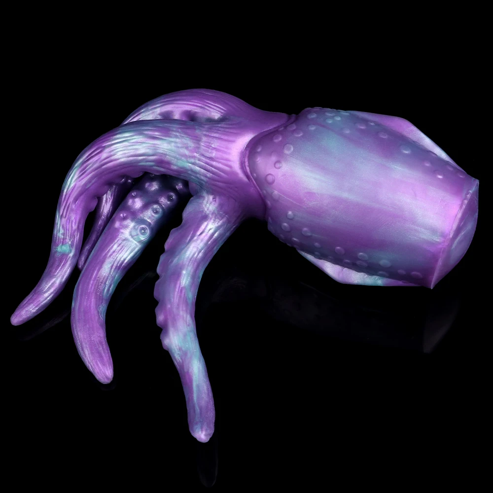 GEEBA Octopus Pussy Male Masturbator Fantasy Animal Octopus Shaped Pocket  Pussy Penis Stroker Silicone Vagina Sex Toys
