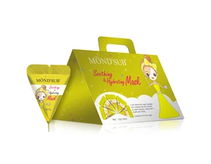 MOND'SUB Korean Organic Chamomile Soothing Clay Mask Hydrating CICA Yellow Facial Mini Clay Mud Mask