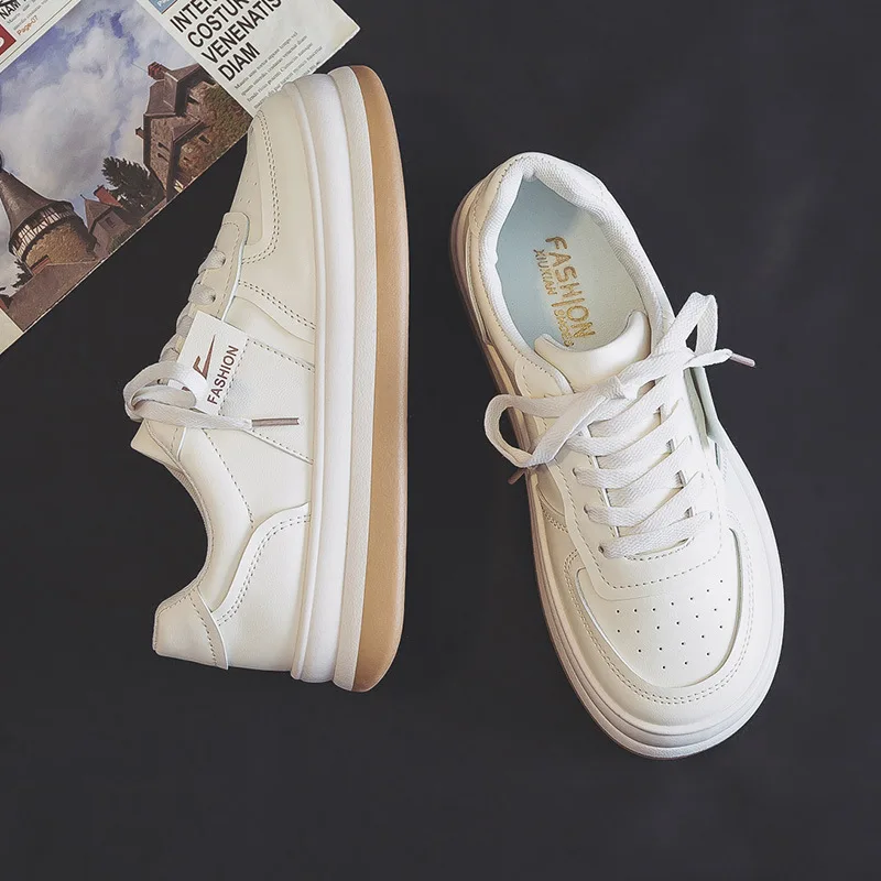 Women Canvas Shoes Sneakers 2022 Hot Solid Lace-up Superstar Shoes For  Girls New