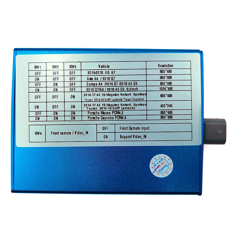 For AUDI Car Camera Interface With Parking Sensor Guideline