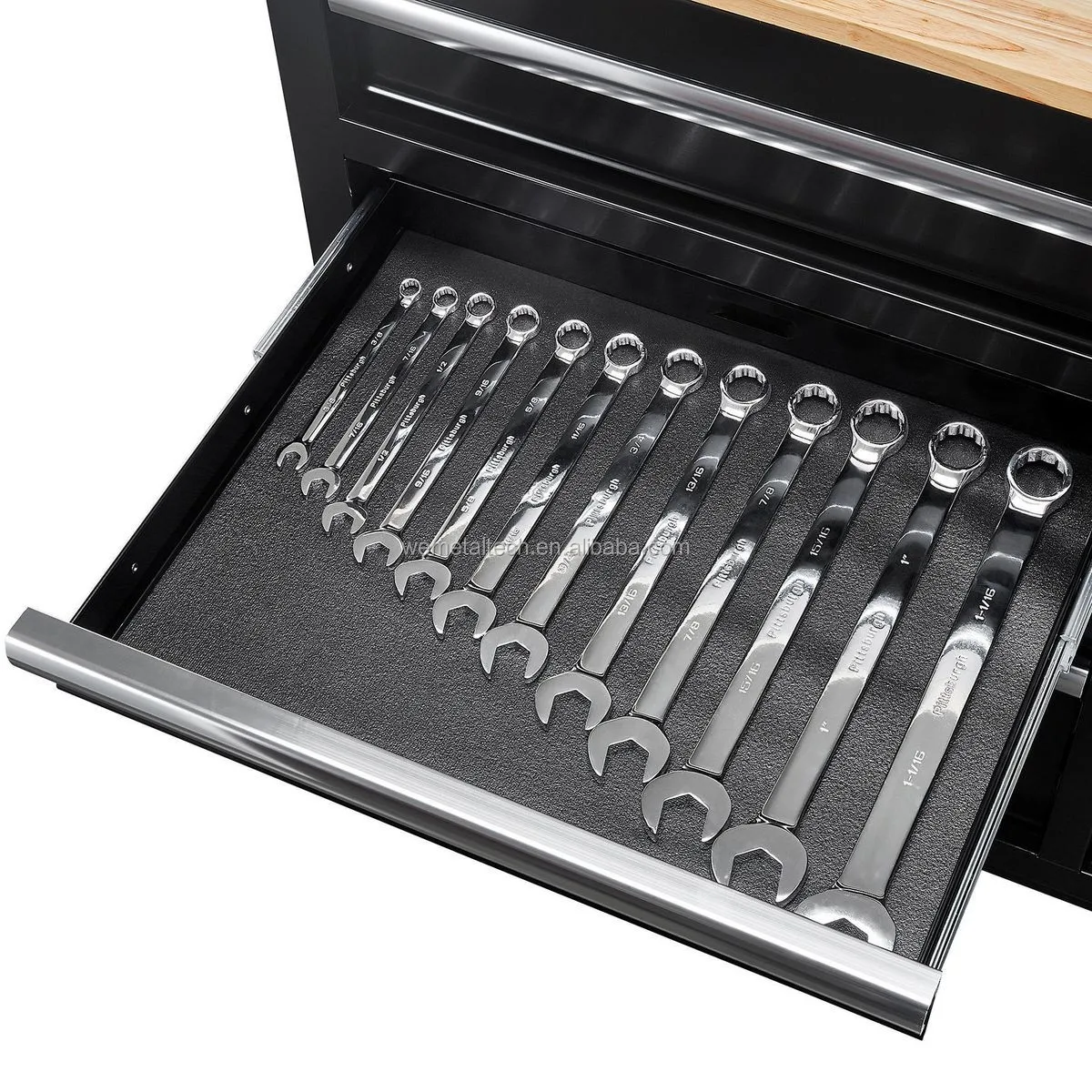 China Factory Wholesale 46inch 9 Drawer Metal Roller Too Box Cabinet manufacture