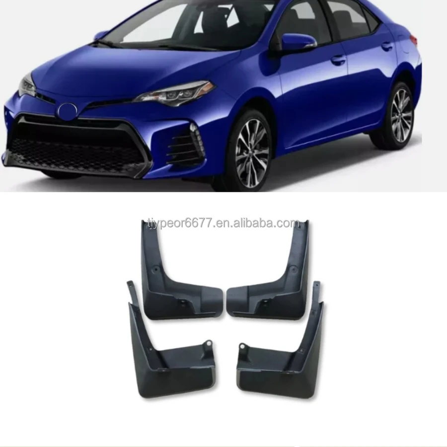 product tiypeor  mudflaps mud flap for toyota corolla le 2014   2018 splash guards front  rear mudguards fenders-3