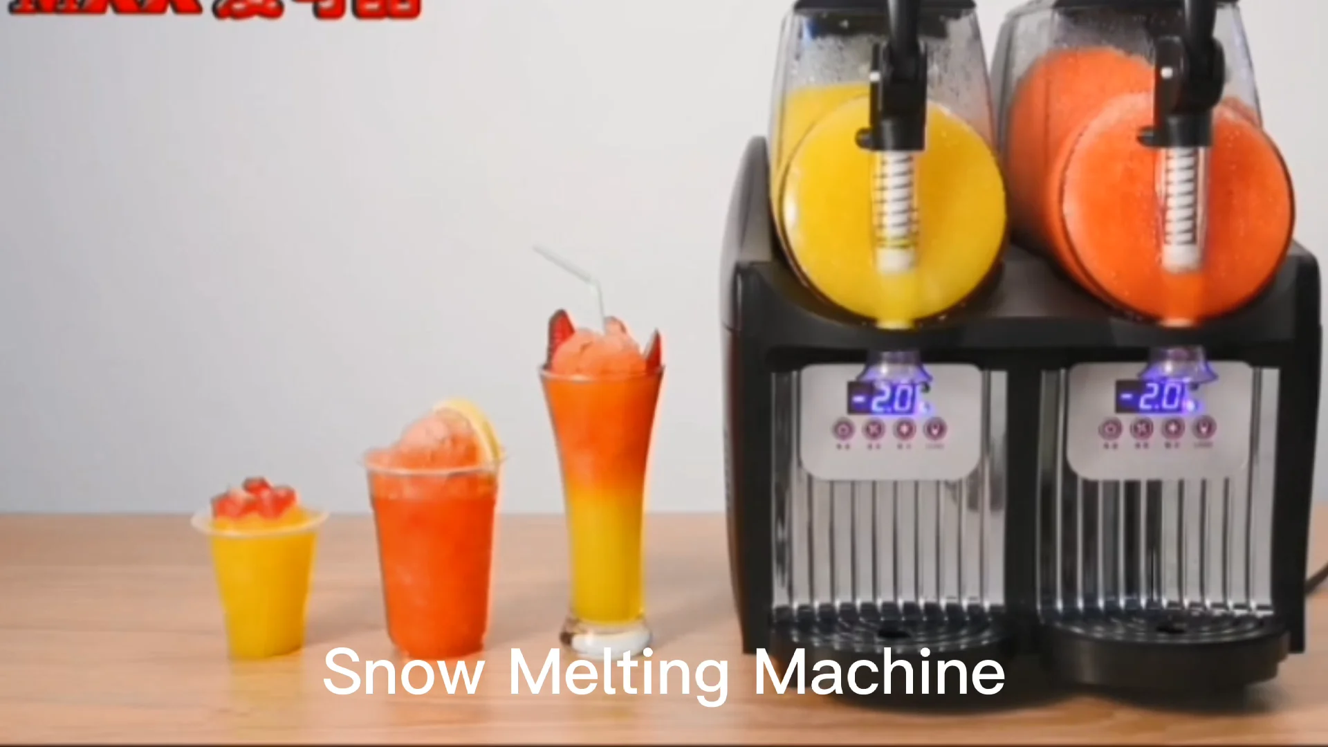 2.5l*2 Slush Machine Commercial Snow Melting Machine Electric Smoothies ...