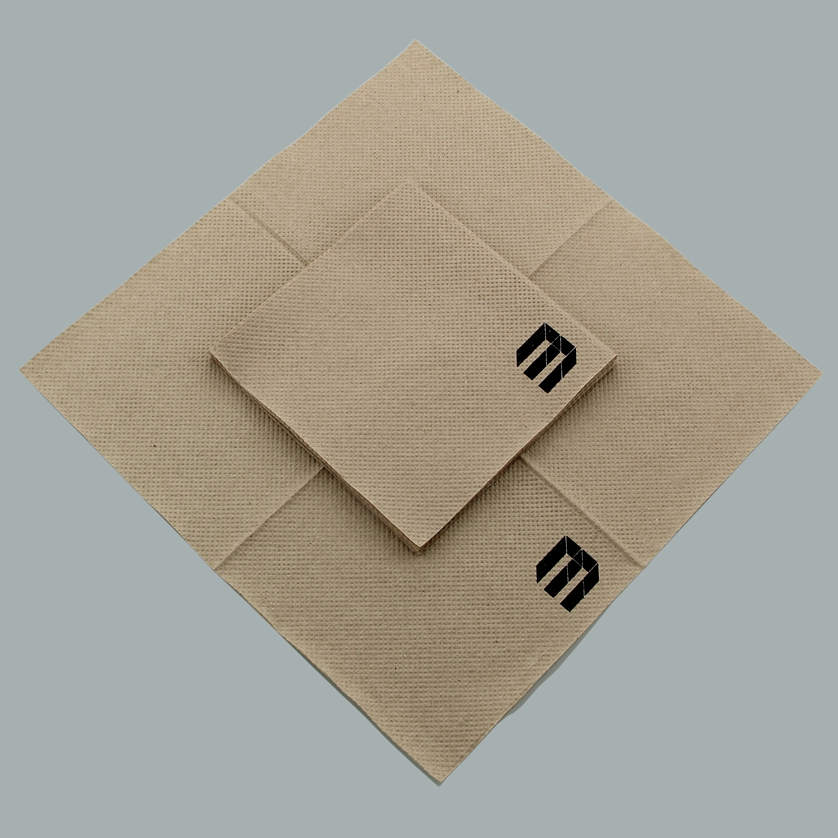 Natural Color Paper Napkin Brown Napkin Paper Brown Bamboo Paper Napkin Food Safe Quality