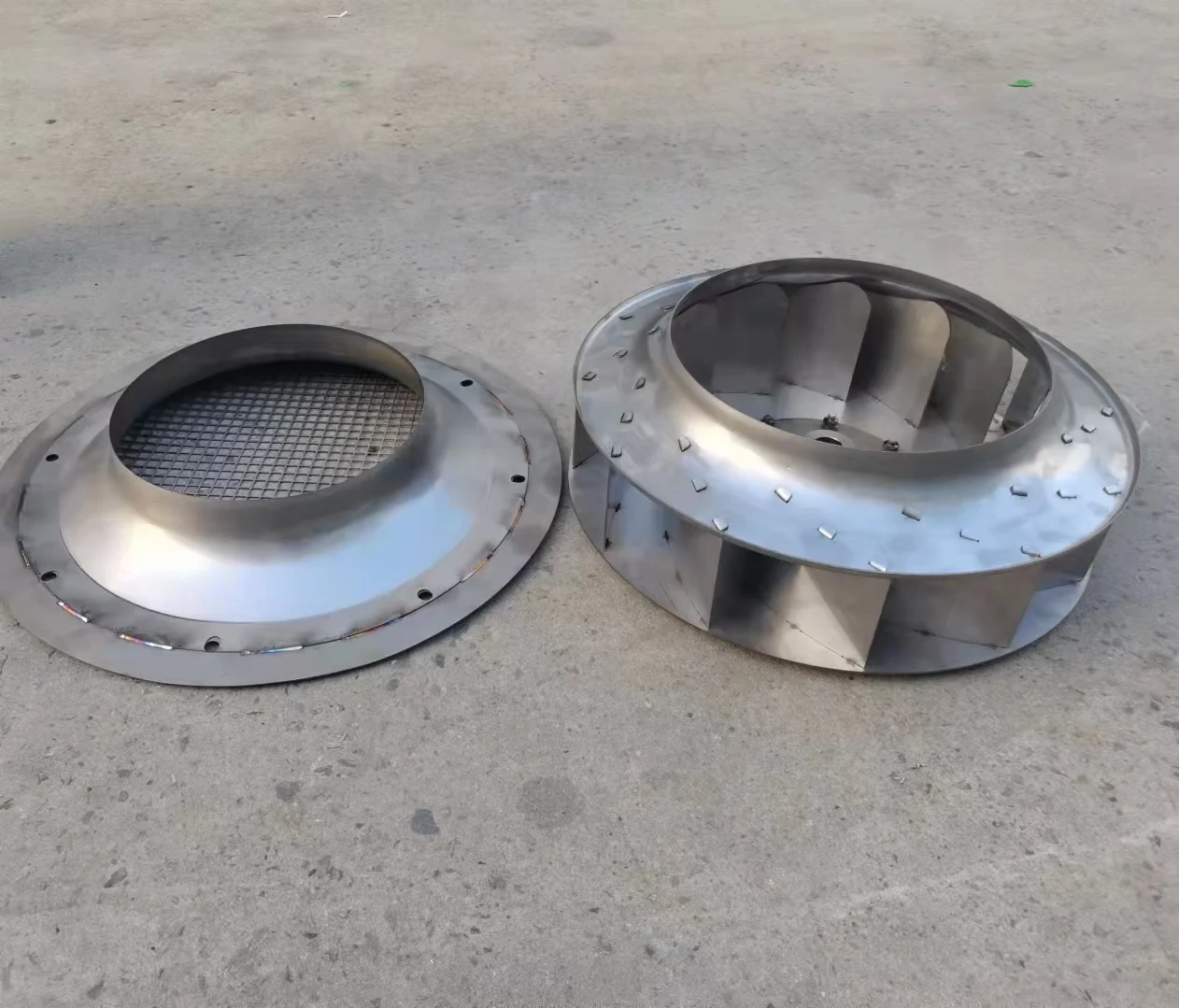 Polishing Dust Collection Table Dust Collection Cabinet Polishing Vacuum Table Pulse Dust Collector Fan Impeller Fan Blade