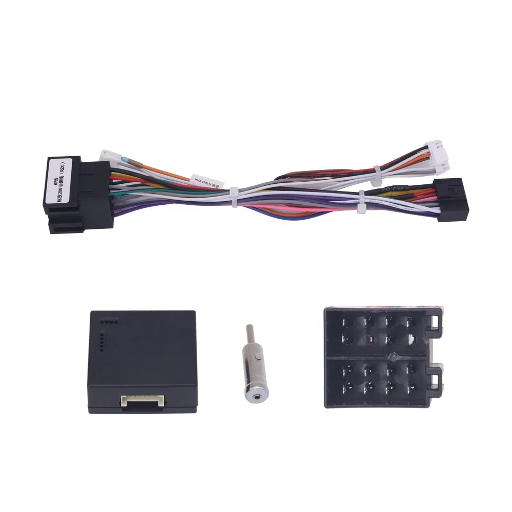 Peugeot 206/207/307 Canbus Wiring Harness Adapter For Android Car