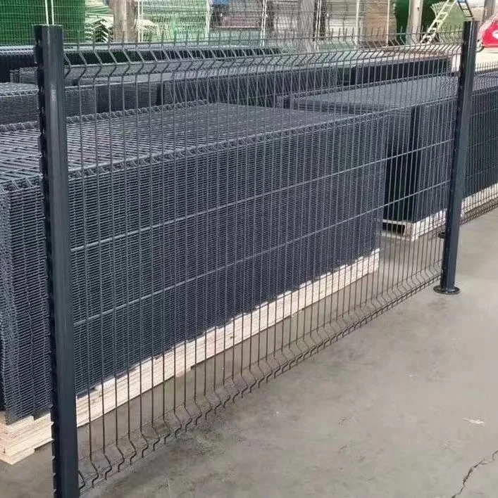 3D Curved 3D Garden Border Fence Welded Wire Mesh with Steel Iron Frame Shape Square Hole Low Maintenance Security Gate Use