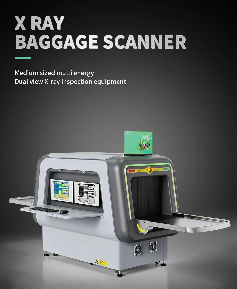 Botar 6550 Dual View Security Xray Machine Airport X Ray Baggage