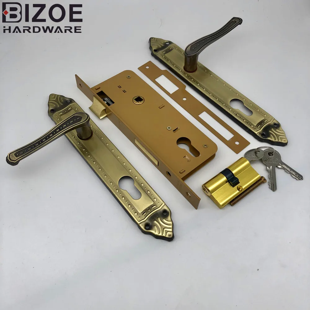 Multi Type Double Open Single Open  European Door Lock Cylinder  Brass Cylinder