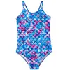 04 Costume da bagno a sirena con scollo all'americana