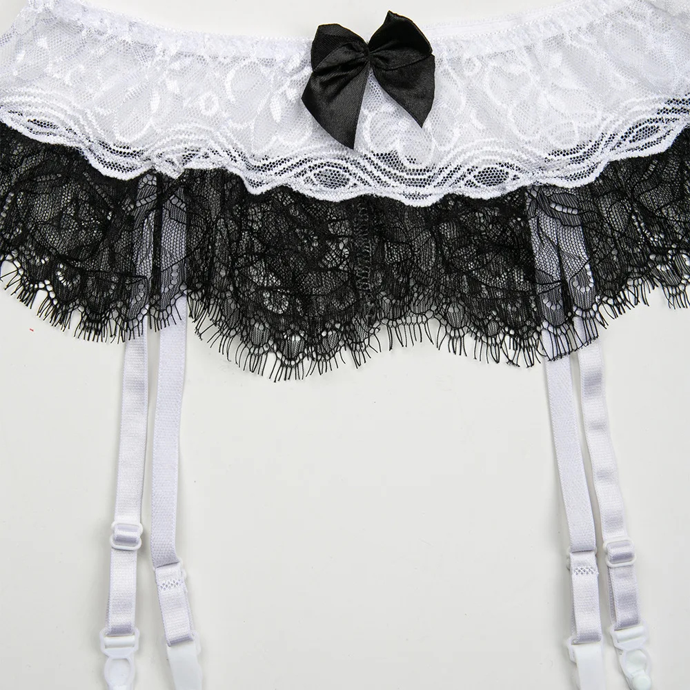 Hot Sale Sexy Sheer Eyelash Lace Garter Belt with Bow Adjustable Lingerie  Suspender Straps for Stockings Women Exotic Garterbelt| Alibaba.com