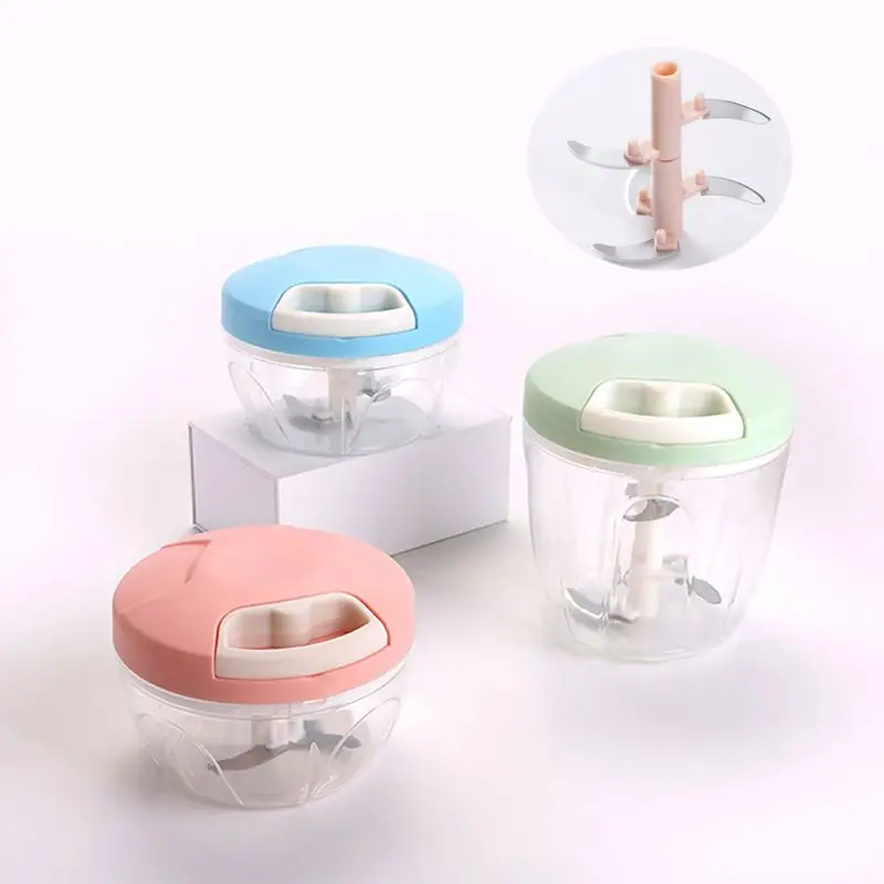 Unique Design Mixer Kitchen Manual Mini Food, Vegetable  Ginger Garlic Paste Fruit Grinders