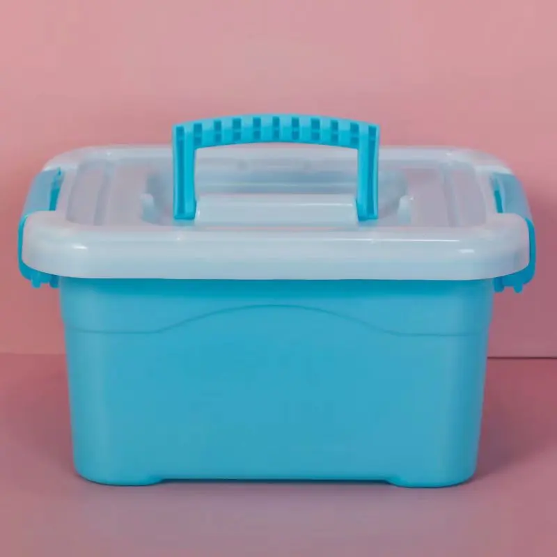 New Selling Superior Quality Small Kids Toy Plastic Storage Box for Toys Transparent Plastic Container Minimalist Multifunction manufacture