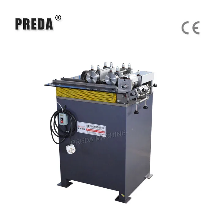 Round Pipe Duct Making Collar Notching Grooving Machine for HVAC