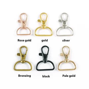 Best Selling Metal Hook Zinc Alloy Bag Accessories Lanyards Buckle D Ring Swivel Snap Hook