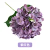 Hortensia individual 3D, rojo púrpura