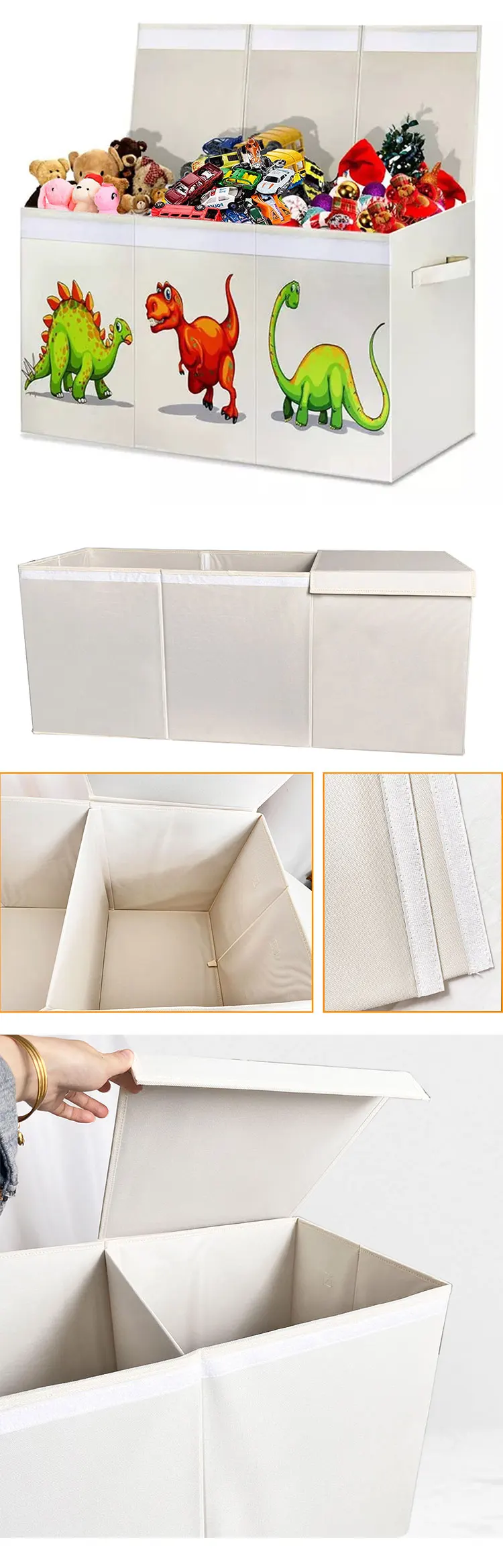 2023 New Trend Design Arrivals High Quality Large Toy Box Chest