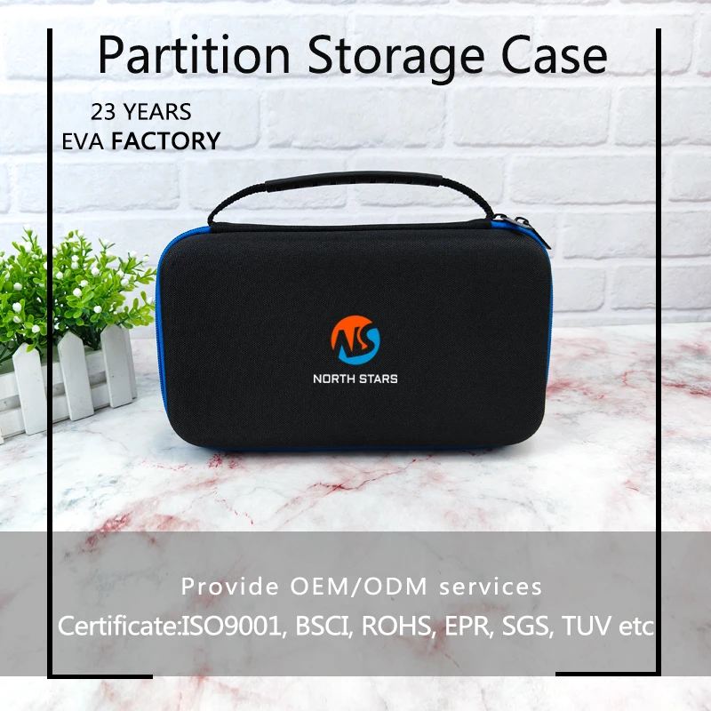 Large Capacity Custom Logo Barber Case Tool Box Waterproof Electricity Tool Box Carrying EVA Tool Case manufacture