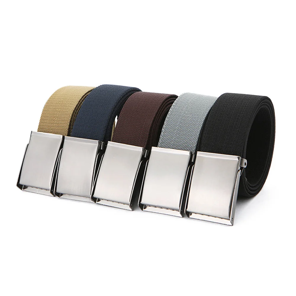 Custom Adjustable Sublimation Printed Logo Woven Web Belt for Women Men Girls Boys Nylon Polyester PP Canvas Fabric
