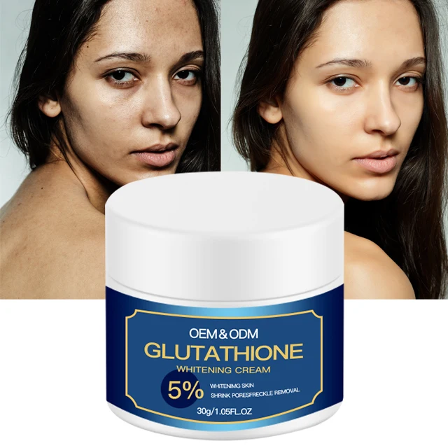best vitamin c glutathione black skin whitening cream Private Label Hyaluronic Acid Niacinamide Kojic Face Whitening Cream for Daily and revitalized. [BRING GREEN] Super Lemon Strength:5mg not feeling well