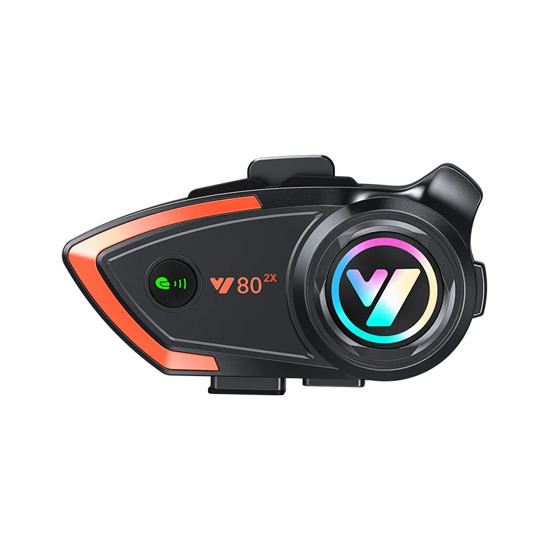 Y80 2X 800m 2 Riders Motorcycle Accessories Helmet Headset Intercom System Wireless Headset Intercom