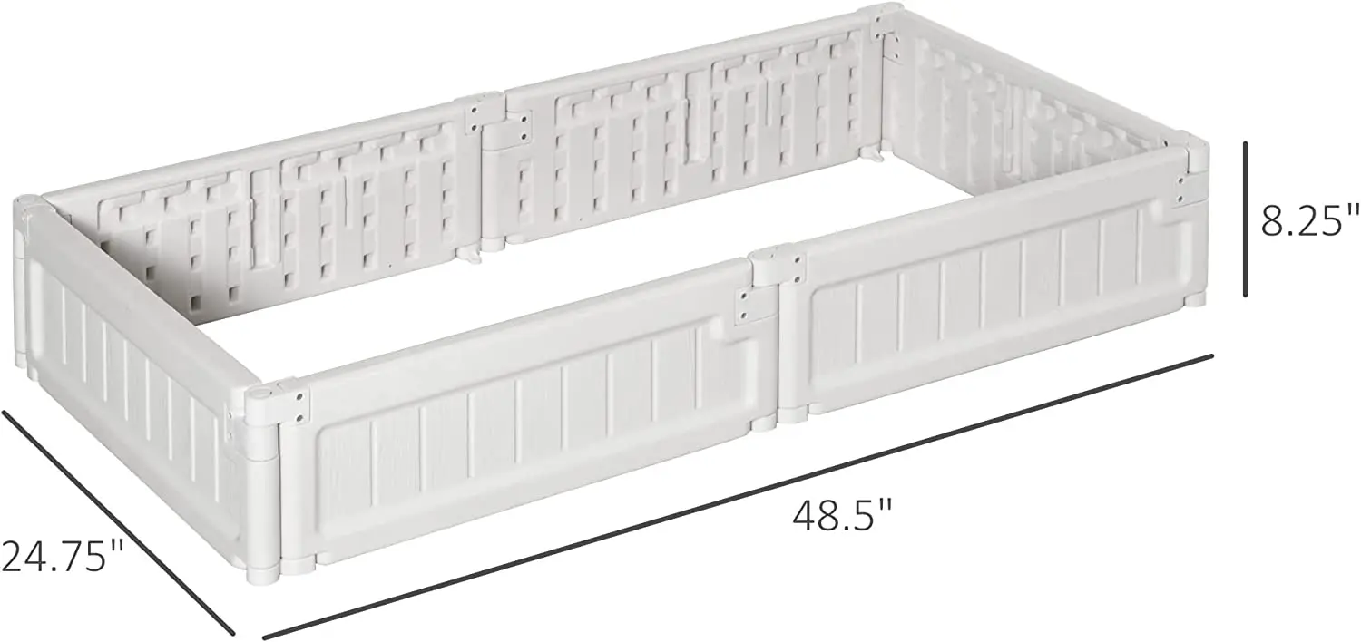 High Quality Multiple HDPE Plastic Raised Garden Planter Box for Flower and Plants