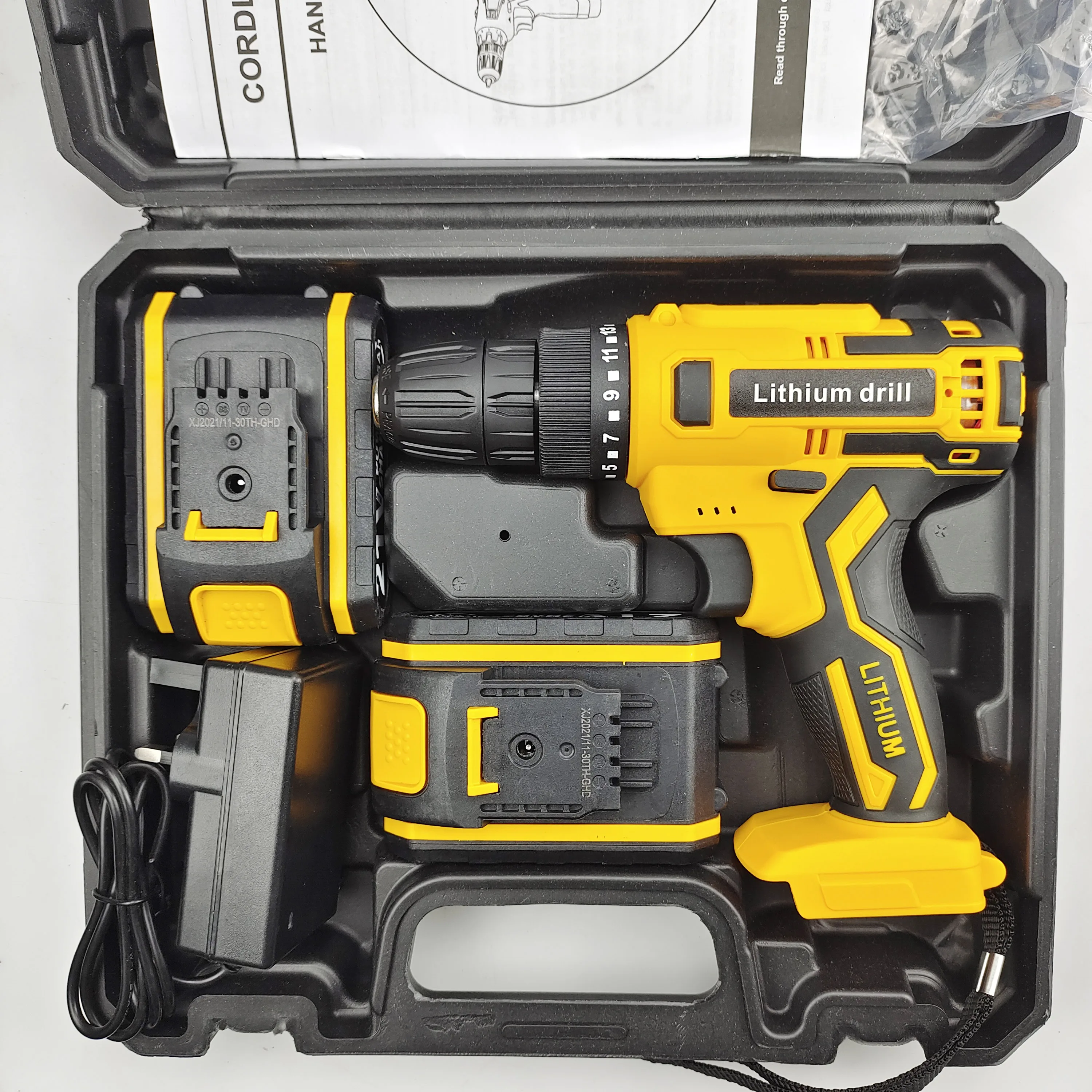 21 вольт Беспроводная Дрель мощность молоток сверла заряжаемый сверлильный станок