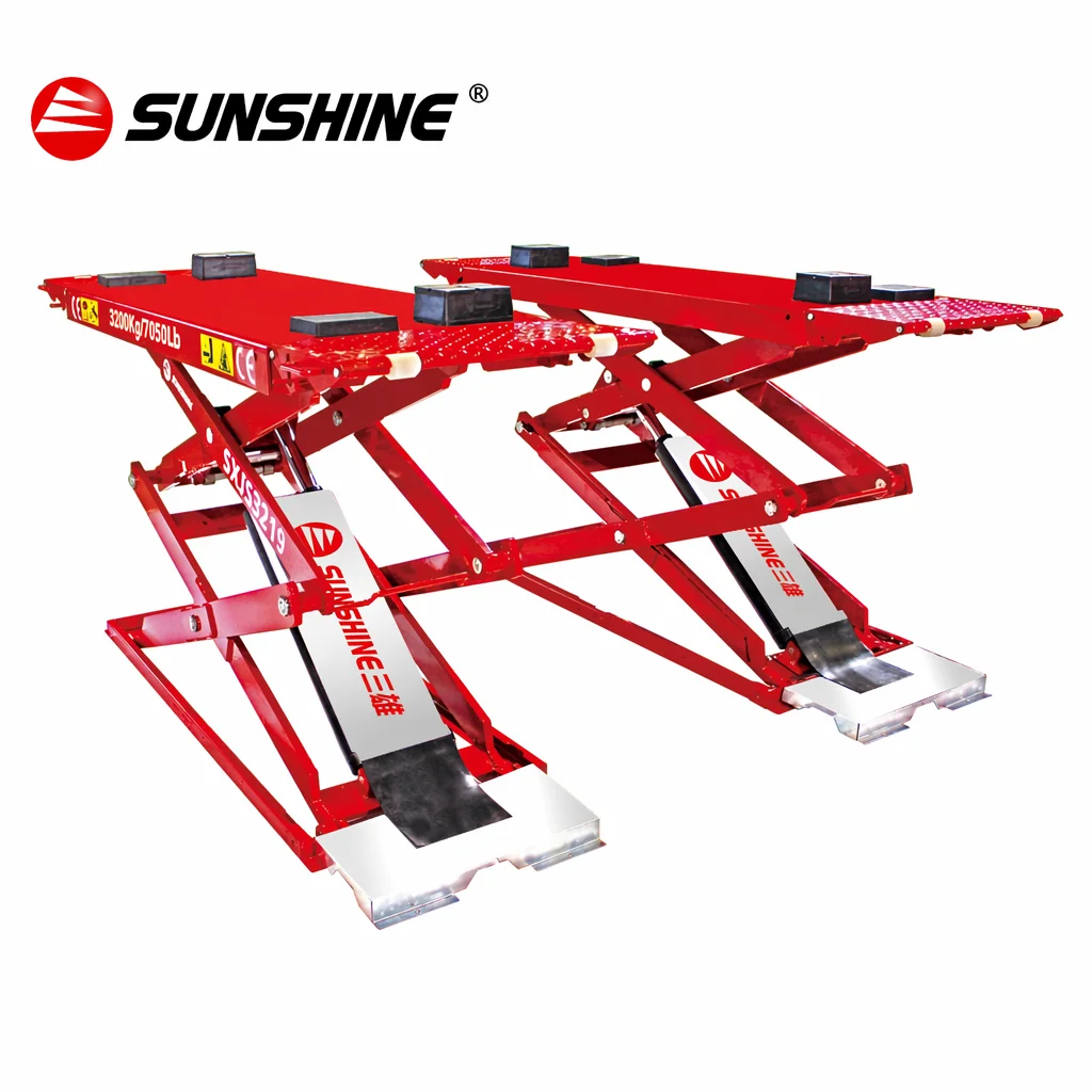 3.2T SUNSHINE油圧シザーリフト 四気筒油圧リフト SXJS3219 3200kg